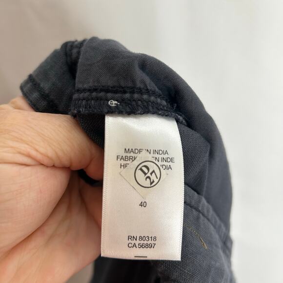 Lucky Brand men’s gray linen shorts size 40 x 9 - Picture 4 of 8